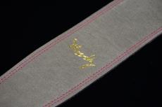 moody 2.5" SUEDE BACKED GUITAR STRAP - LIGHT GRAY/PINK Standard【特価】_3