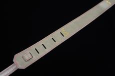 moody 2.5" SUEDE BACKED GUITAR STRAP - LIGHT GRAY/PINK Standard【特価】_4