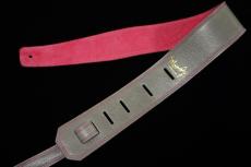 moody 2.5" SUEDE BACKED GUITAR STRAP - LIGHT GRAY/PINK Standard【特価】_9