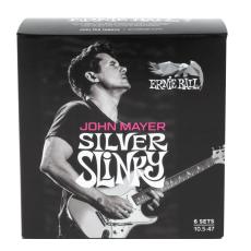 ERNIE BALL 3817 SLINKY 6P SILVER【John Mayerシグネイチャー弦6セットパック】 【数量限定品】 【未展示保管】