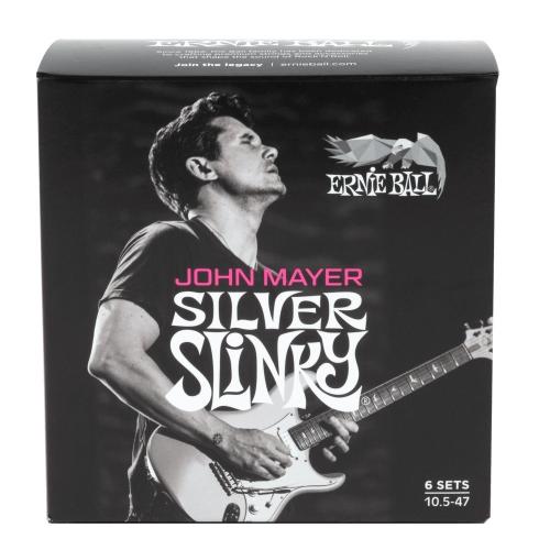 ERNIE BALL 3817 SLINKY 6P SILVER【John Mayerシグネイチャー弦6セットパック】 【数量限定品】 【未展示保管】
