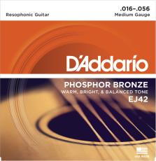 D'addario EJ42 Resophonic Guitar / Medium(016～056)【在庫限りのSpecial Price!!】