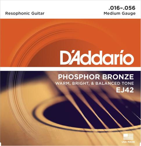 D'addario EJ42 Resophonic Guitar / Medium(016～056)【在庫限りのSpecial Price!!】