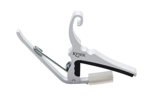 Kyser Quick-Change Acoustic Capo KG6WA 6-String White