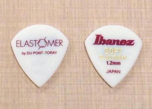 Ibanez ELASTOMER Pick EL18ST12 SOFT ティアドロップ(JAZZタイプ) 1.2mm