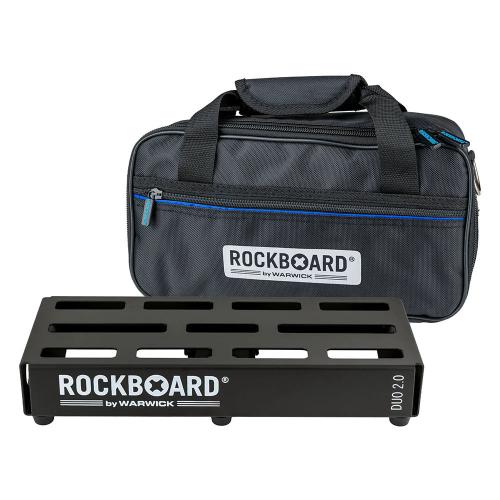 RockBoard DUO 2.0 Pedalboard with Gig Bag