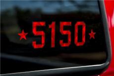 EVH EVH 5150 Sticker (Decal) with Stars_3