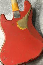 Fender Custom Shop MBS W22 1961 Jazz Bass Heavy Relic Buit by Austin Macnutt - Aged Festa Red/3Color Burst -【4.07kg】_10