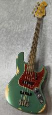 Fender Custom Shop 1961 Jazz Bass  Heavy Relic - Sherwood Metallic -【4.24kg】【#CZ582614】_2