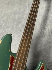 Fender Custom Shop 1961 Jazz Bass  Heavy Relic - Sherwood Metallic -【4.24kg】【#CZ582614】_6