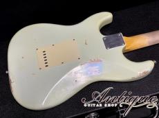 FREEDOM CUSTOM GUITAR RESEARCH O.S. Retro Series ST 2023 C.O. Daphne Blue Played Finish w/Aged MOD Near-Mint 3.39kg "Like a Vintage"_5
