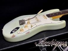 FREEDOM CUSTOM GUITAR RESEARCH O.S. Retro Series ST 2023 C.O. Daphne Blue Played Finish w/Aged MOD Near-Mint 3.39kg "Like a Vintage"_6