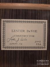 Lester Devoe レスター・デヴォー 2002年製 フラメンコ黒 松・ローズ 20フレット【日本総本店2F 在庫品】_4