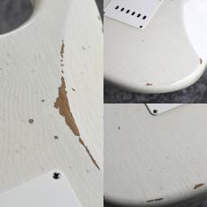 Fender Custom Shop 【2022年製】1962 Stratocaster Relic Olympic White ≒3.35kg_9