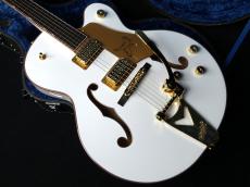 Gretsch Synchromatic Falcon Hollow Body Single-Cut with Bigsby Snowcrest White_3
