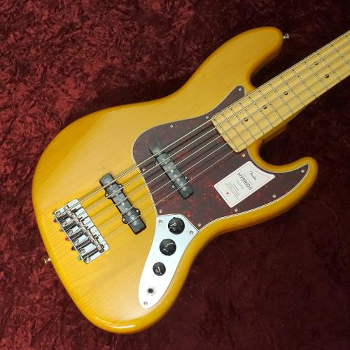 Fender Made in Japan Hybrid II Jazz Bass V Vintage Natural