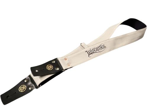 Grande uomo 【Miyakoモデル】White Denim Strap LOVEBITES Miyako Model【デニムギターストラップ】