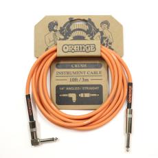 Orange CRUSH Instrument Cable 10ft/3m 1/4" Angled/Straight CA035【シールド】【3m】【S/L】