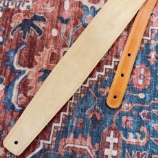 moody 2.5" SUEDE BACKED GUITAR STRAP - ORANGE/CREAM Standard_5