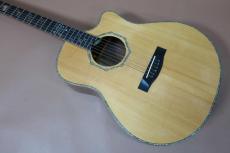 McCollum Grand Auditorium Cutaway / Venetian Cutaway・Solid Abalone Trim and Rosette・Custom Inlay・German Spruce Top・Indian Rosewood Side and Back【With Original Case 】2000年代製_3
