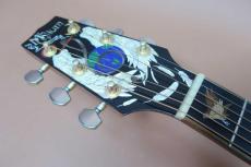 McCollum Grand Auditorium Cutaway / Venetian Cutaway・Solid Abalone Trim and Rosette・Custom Inlay・German Spruce Top・Indian Rosewood Side and Back【With Original Case 】2000年代製_8