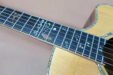 McCollum Grand Auditorium Cutaway / Venetian Cutaway・Solid Abalone Trim and Rosette・Custom Inlay・German Spruce Top・Indian Rosewood Side and Back【With Original Case 】2000年代製_10