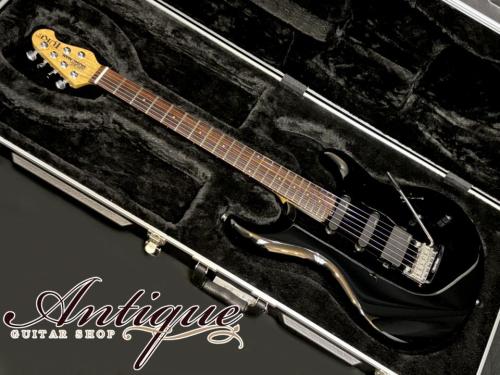 MUSIC MAN LuleⅡ T HSS 2012 Black /Dark RWFB Virgin Solder & Full-Original EX++ "Flame & Birdseye Figured Neck"