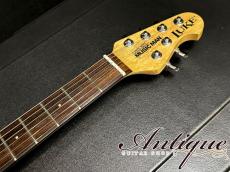 MUSIC MAN LuleⅡ T HSS 2012 Black /Dark RWFB Virgin Solder & Full-Original EX++ "Flame & Birdseye Figured Neck"_10