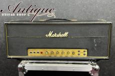 Marshall Model 1959 MKⅡ Super Lead 100 Head 1974 Black Tolex w/Master Volume Modify "70's Vintage Rock Sound"