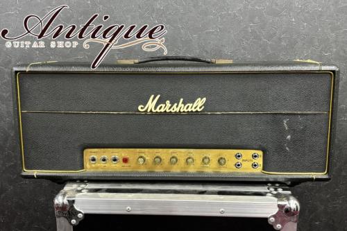 Marshall Model 1959 MKⅡ Super Lead 100 Head 1974 Black Tolex w/Master Volume Modify "70's Vintage Rock Sound"