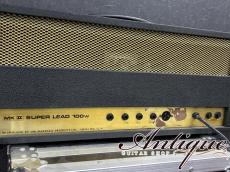 Marshall Model 1959 MKⅡ Super Lead 100 Head 1974 Black Tolex w/Master Volume Modify "70's Vintage Rock Sound"_4