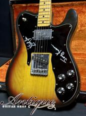 Fender Telecaster Custom 1974-75 Sunburst Ash Body&1P Maple Neck Light Weight 3.37kg "Signed by Aero Smith"_2