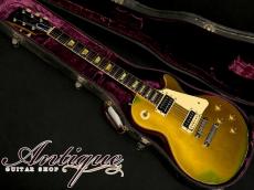 Gibson Les Paul Deluxe Early 70's Gold Top Humbucker Mod. /3P Maho Neck &Black RWFB 4.33kg "Killer Vintage"