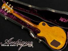 Gibson Les Paul Deluxe Early 70's Gold Top Humbucker Mod. /3P Maho Neck &Black RWFB 4.33kg "Killer Vintage"_3