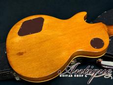 Gibson Les Paul Deluxe Early 70's Gold Top Humbucker Mod. /3P Maho Neck &Black RWFB 4.33kg "Killer Vintage"_5