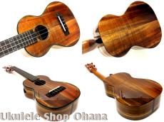 KIDA UkuleleWorks コンサートロングネック AAAハワイアンコア サイドホール #186_3