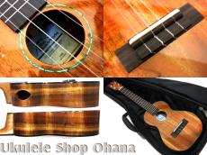 KIDA UkuleleWorks コンサートロングネック AAAハワイアンコア サイドホール #186_4
