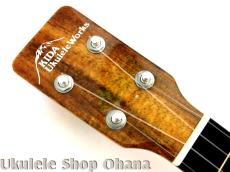 KIDA UkuleleWorks コンサートロングネック AAAハワイアンコア サイドホール #186_13