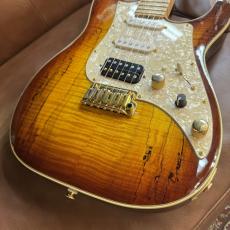 James Tyler 【オール極上杢個体】USA Studio Elite HD Honey Sunburst Spalted Maple Bent Top [3.28kg] 2013年製 4F_4