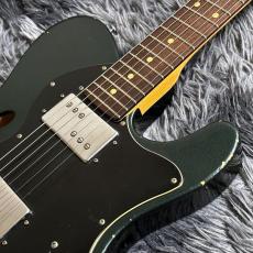 Black Smoker Trad Master Series DELTA-C Old Green Metallic Medium Aged w/Wide Humbucker_4