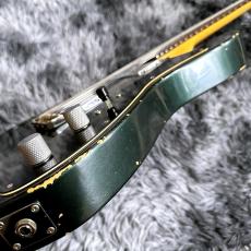 Black Smoker Trad Master Series DELTA-C Old Green Metallic Medium Aged w/Wide Humbucker_11