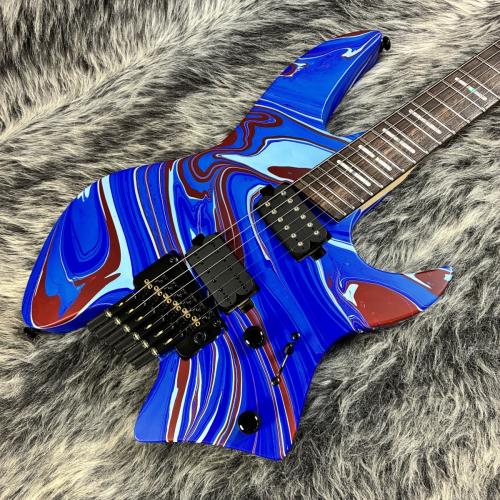 Sire Larry Carlton X6 6-String Headless Swirl Blue Swirl