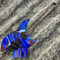 Sire Larry Carlton X6 6-String Headless Swirl Blue Swirl_2