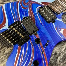 Sire Larry Carlton X6 6-String Headless Swirl Blue Swirl_3