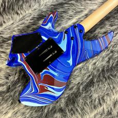 Sire Larry Carlton X6 6-String Headless Swirl Blue Swirl_5