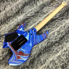 Sire Larry Carlton X6 6-String Headless Swirl Blue Swirl_6
