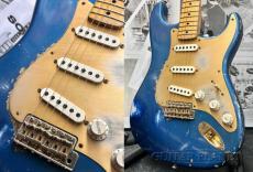 Fender Custom Shop ~2013 Time Machine~ 1956 Stratocaster Relic '' Gold Hardware!! '' -Aged Lake Placid Blue- 2012USED!!_9