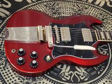 Gibson ~Murphy Lab~ 1964 SG Standard Reissue Batwing Guard Maestro Vibrola Light Aged_2