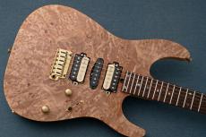 T's DST-Pro 24 5A Waterfall Burl Maple -Natural Matt / Steps Burner Natural Matt Back- #033136【3.24kg】【町田店】_3