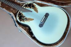 Ovation Super Adamas 1687-7(Beige). 1984年製【期間限定セール特価】ウッド・ノブ / ステレオ・アウトの初期スペック最高峰エレアコ・モデル。オリジナル・ブラウンケース付。_2